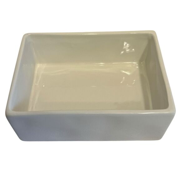 Rae Dunn Jewelry Box Ceramic White Artisan Lid Organizer Gift Discontinued - Picture 2 of 11